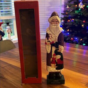 Santa of the World Hand Painted Carved Wood 1905 England Collectors Edition